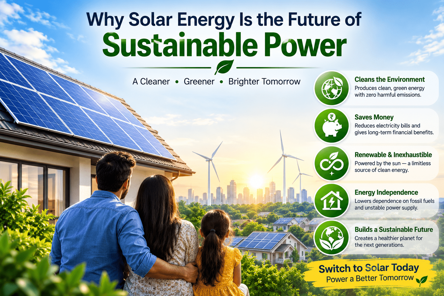 Why Solar Energy Is the Future of Sustainable Power